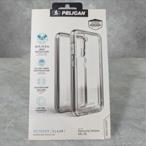 Pelican Voyager Case for Samsung Galaxy S21‎ 5G Clear See Description T2